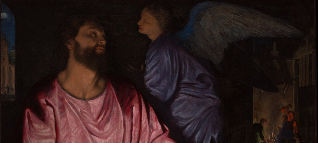 St. Matthew and the Angel | Gerolamo Savoldo, c. 1543